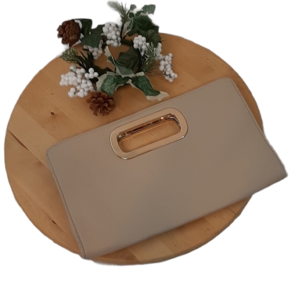 Call it spring beige rectangular hand clut… - Picture 2 of 16